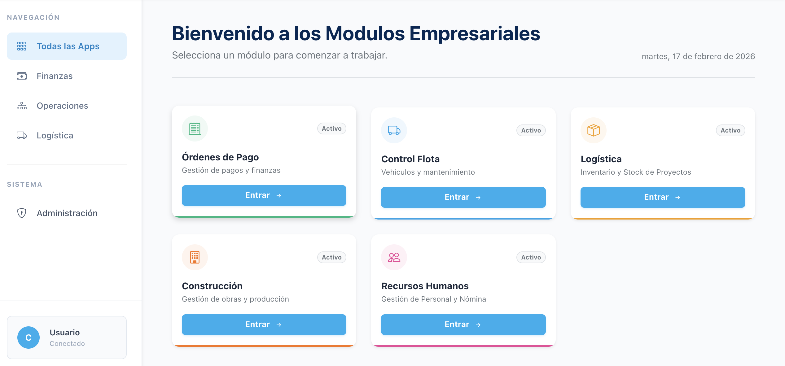 Portal Unificado de Gestión